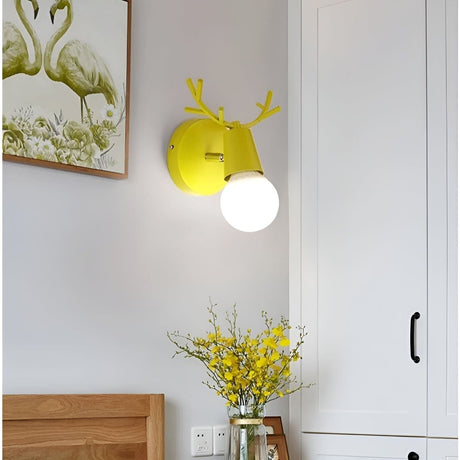 AntlerSpark Light - Nordisk Macaron Horn LED Vägglampa Carvallo