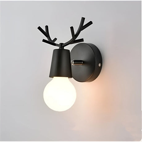 AntlerSpark Light - Nordisk Macaron Horn LED Vägglampa Carvallo