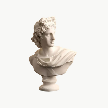 Grekisk romersk mytologi solgud harts skulptur för inredning Carvallo