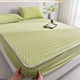 Kylande latexmadrass-set – Ultra mjukt med lyxiga örngott för sommaren Carvallo