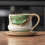 Keramisk Kaffe Muggar & Fat Set | Rika Jordnära Färger | Tegel för Tegel Carvallo