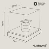 LED Bordsbelysning med Vattenvågseffekt Carvallo