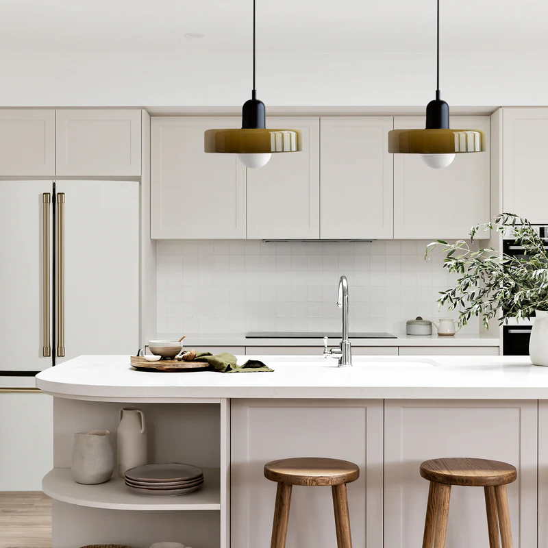 Bauhaus Inspired Colorful Glass Pendant Lamp Carvallo