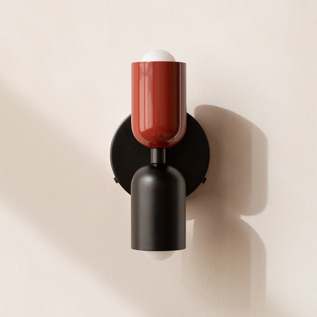 Vägglampa Modern Dubbel Glas Sconce Armatur Carvallo