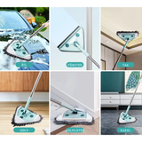 SmartMop 360™ – roterande mopp med självrengöring och justerbart handtag-VaruZ-Hemnix