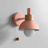 SwitchBeam Ljus - LED Vägglampa i Morandi Stil Tillverkad av Nordisk Metall med Strömbrytare Carvallo