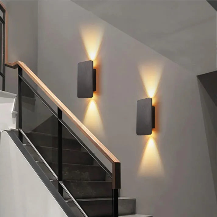 Vägglampa Modern Metall Rektangulär LED Inomhus Carvallo