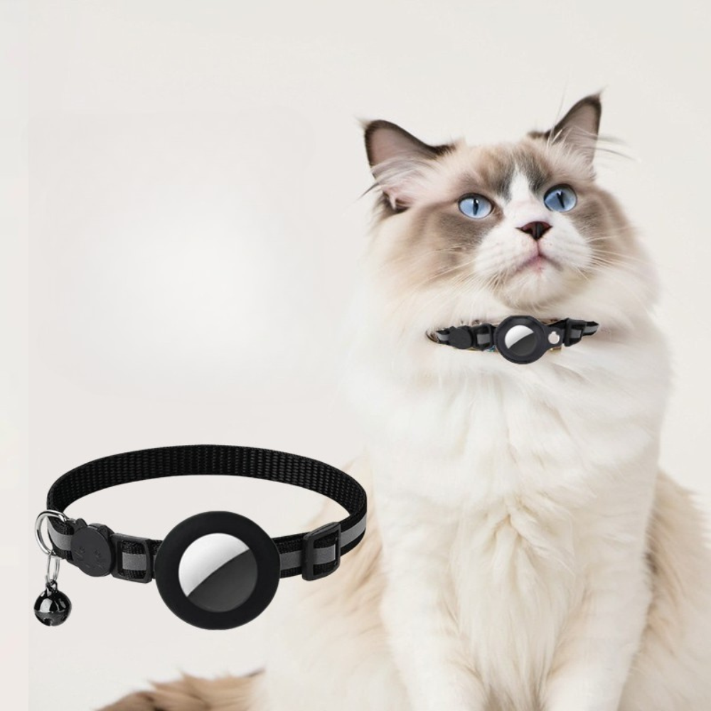 Katt Halsband Nylon Reflekterande GPS Tracker Rem Carvallo