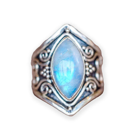 Bohemisk stil månsten ring-Jewelry for women-Hemnix-51.9 mm-Hemnix