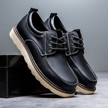 Benjamin™ Brittiska läderskor-Shoes-Hemnix-Svart-38-Hemnix