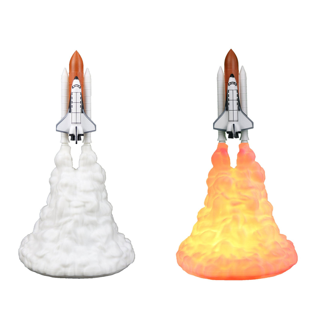 3D-tryckt raket LED-bordslampa – modern art déco-design MILA Sverige
