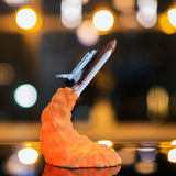 3D-tryckt raket LED-bordslampa – modern art déco-design MILA Sverige