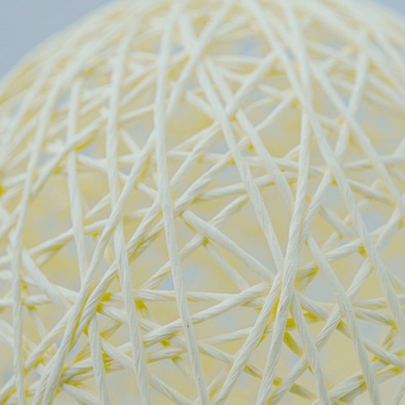 Art Deco Moon LED-lampa – järn & rottingdesign MILA Sverige