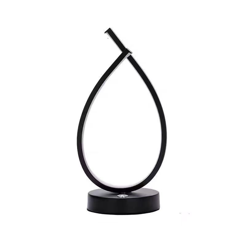 Twisted Water Drop LED-bordslampa – Modern Elegance, Serene Glow MILA Sverige