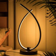 Twisted Water Drop LED-bordslampa – Modern Elegance, Serene Glow MILA Sverige