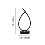 Twisted Water Drop LED-bordslampa – Modern Elegance, Serene Glow MILA Sverige