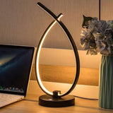 Twisted Water Drop LED-bordslampa – Modern Elegance, Serene Glow MILA Sverige