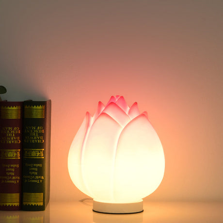 Creative Lotus Disk LED-bordslampa – Modern PE Base Design MILA Sverige