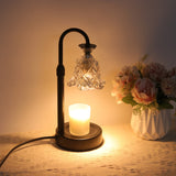 Elegant skandinavisk bordslampa - Elegant glas- och trädesign MILA Sverige