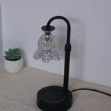 Elegant skandinavisk bordslampa - Elegant glas- och trädesign MILA Sverige