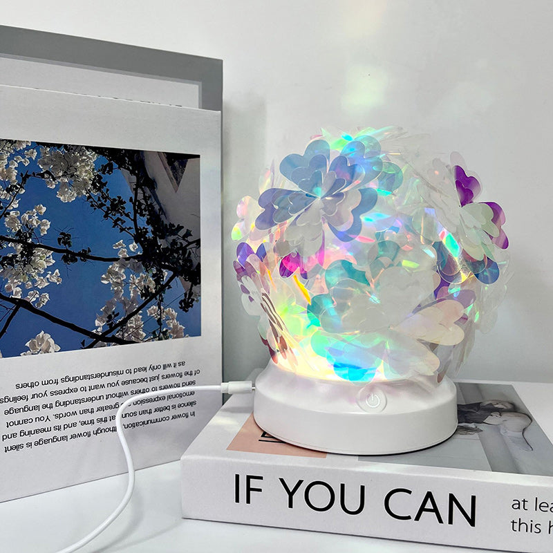 Cherry Blossom Moonlight Glow - USB-driven LED-bordslampa MILA Sverige