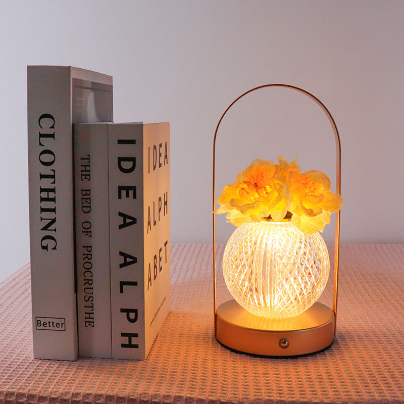 Modern nejlika LED-bordslampa – elegant rund design MILA Sverige