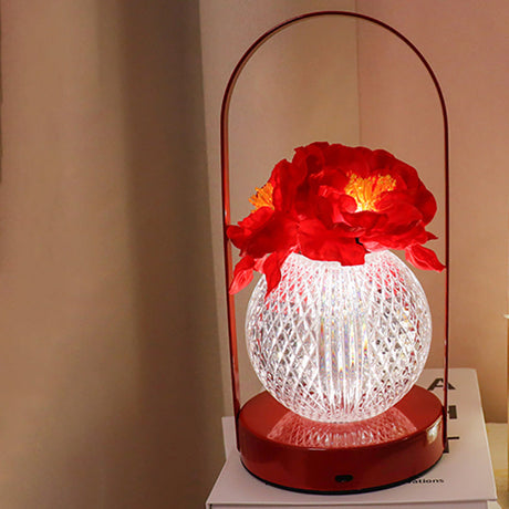 Modern nejlika LED-bordslampa – elegant rund design MILA Sverige