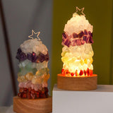 Art Deco Crystal LED-bordslampa – metallfot med flerfärgade ädelstenar MILA Sverige