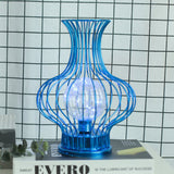 Nordic Hollow Vase LED Bordslampa – Batteridriven metalldesign MILA Sverige