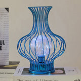 Nordic Hollow Vase LED Bordslampa – Batteridriven metalldesign MILA Sverige