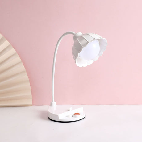 Uppladdningsbar Touch LED-bordslampa – Skandinavisk blomsterdesign MILA Sverige