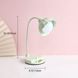 Uppladdningsbar Touch LED-bordslampa – Skandinavisk blomsterdesign MILA Sverige