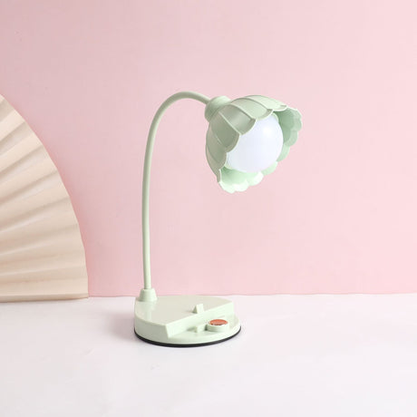 Uppladdningsbar Touch LED-bordslampa – Skandinavisk blomsterdesign MILA Sverige