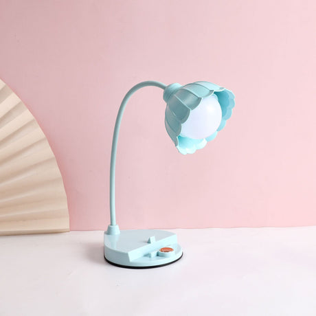 Uppladdningsbar Touch LED-bordslampa – Skandinavisk blomsterdesign MILA Sverige