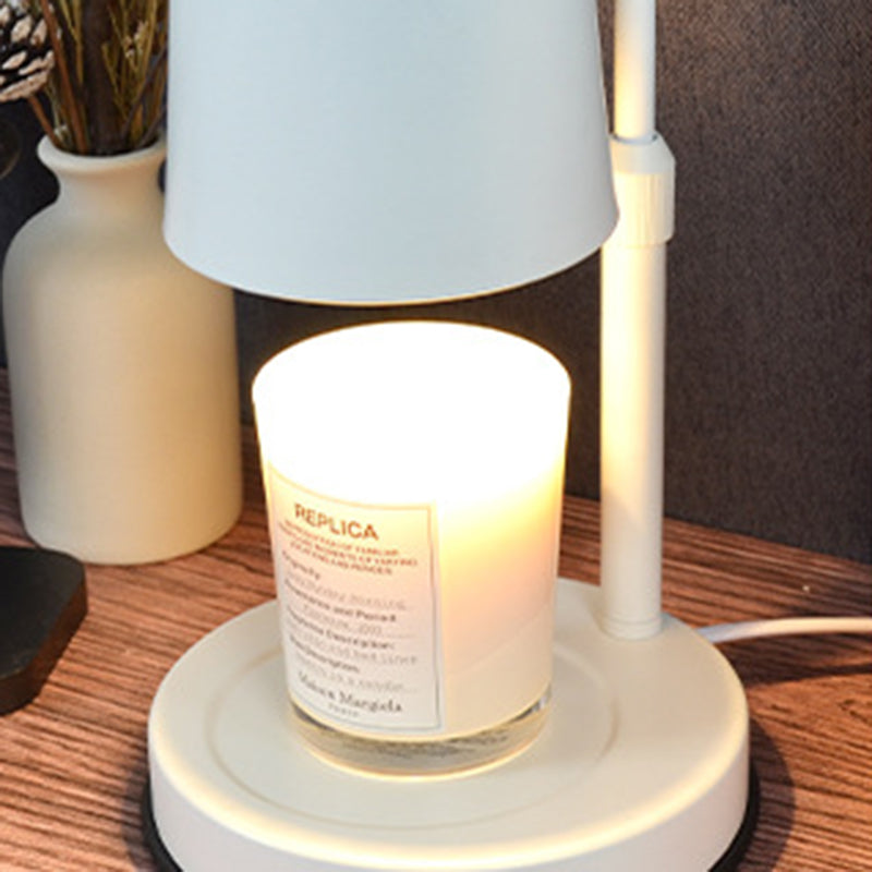 Justerbar Nordic Cylinder LED Wax Smältlampa – Dimbar järndesign MILA Sverige