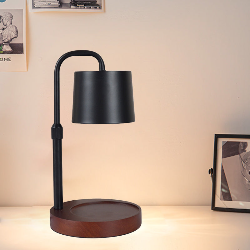 Justerbar Nordic Cylinder LED Wax Smältlampa – Dimbar järndesign MILA Sverige
