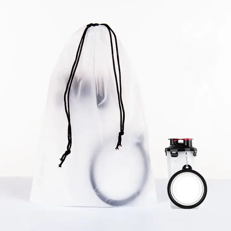 Carvallo PawSip 2-in-1 | För hundar | Med snackfack & återflödesfunktion | BPA-fri & läckagesäker Carvallo