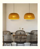 Rattanhänglampa – Stilfull bambulampa för matrum och vardagsrum Carvallo