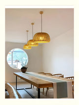 Rattanhänglampa – Stilfull bambulampa för matrum och vardagsrum Carvallo