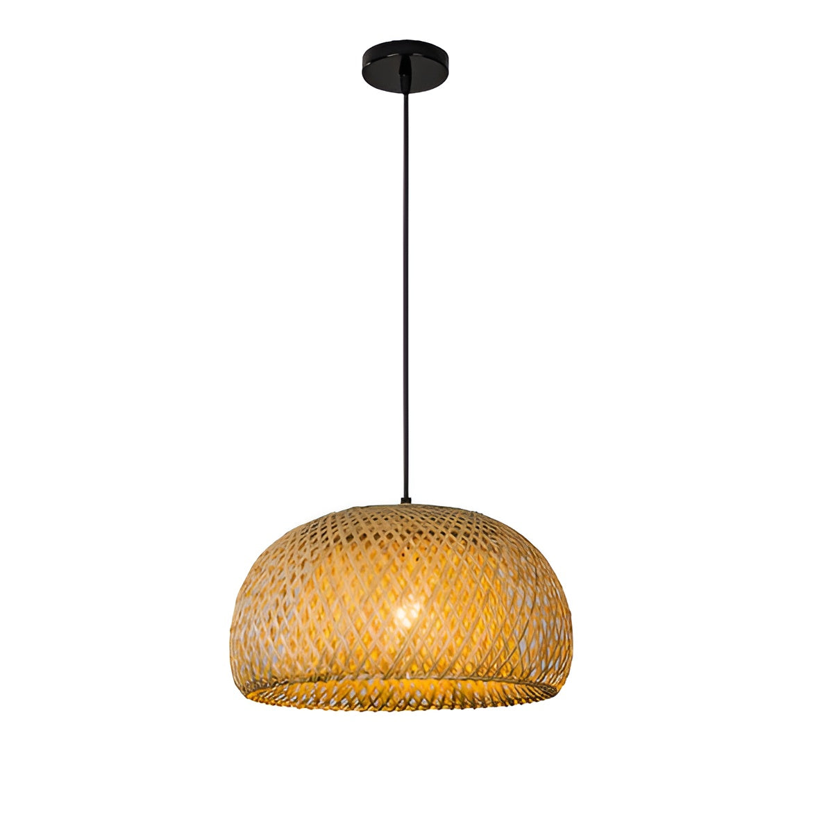 Rattanhänglampa – Stilfull bambulampa för matrum och vardagsrum Carvallo