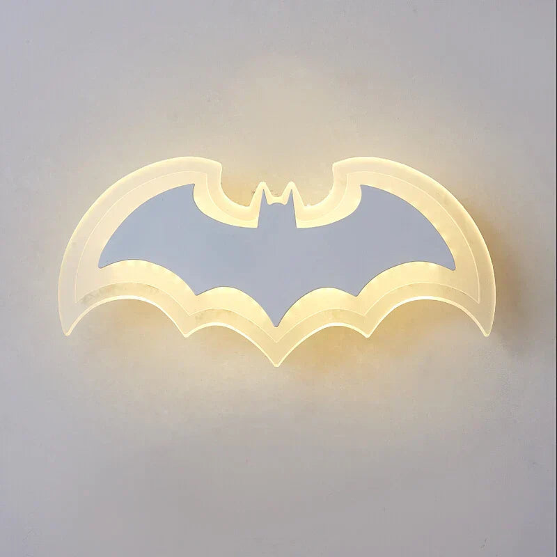 BatGlow - Kreativ LED Vägglampa för Barnrum Carvallo