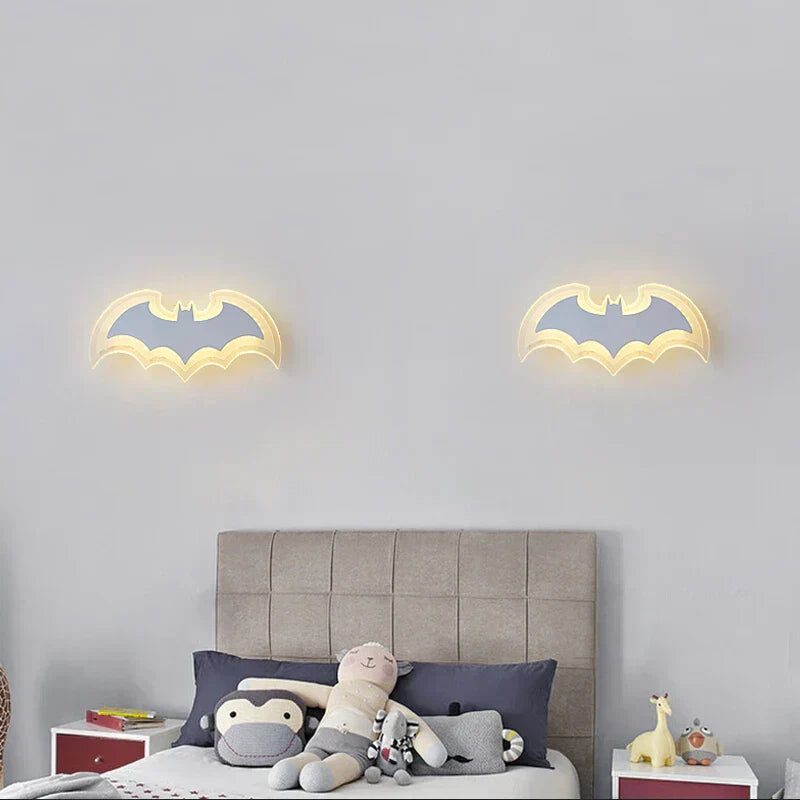 BatGlow - Kreativ LED Vägglampa för Barnrum Carvallo