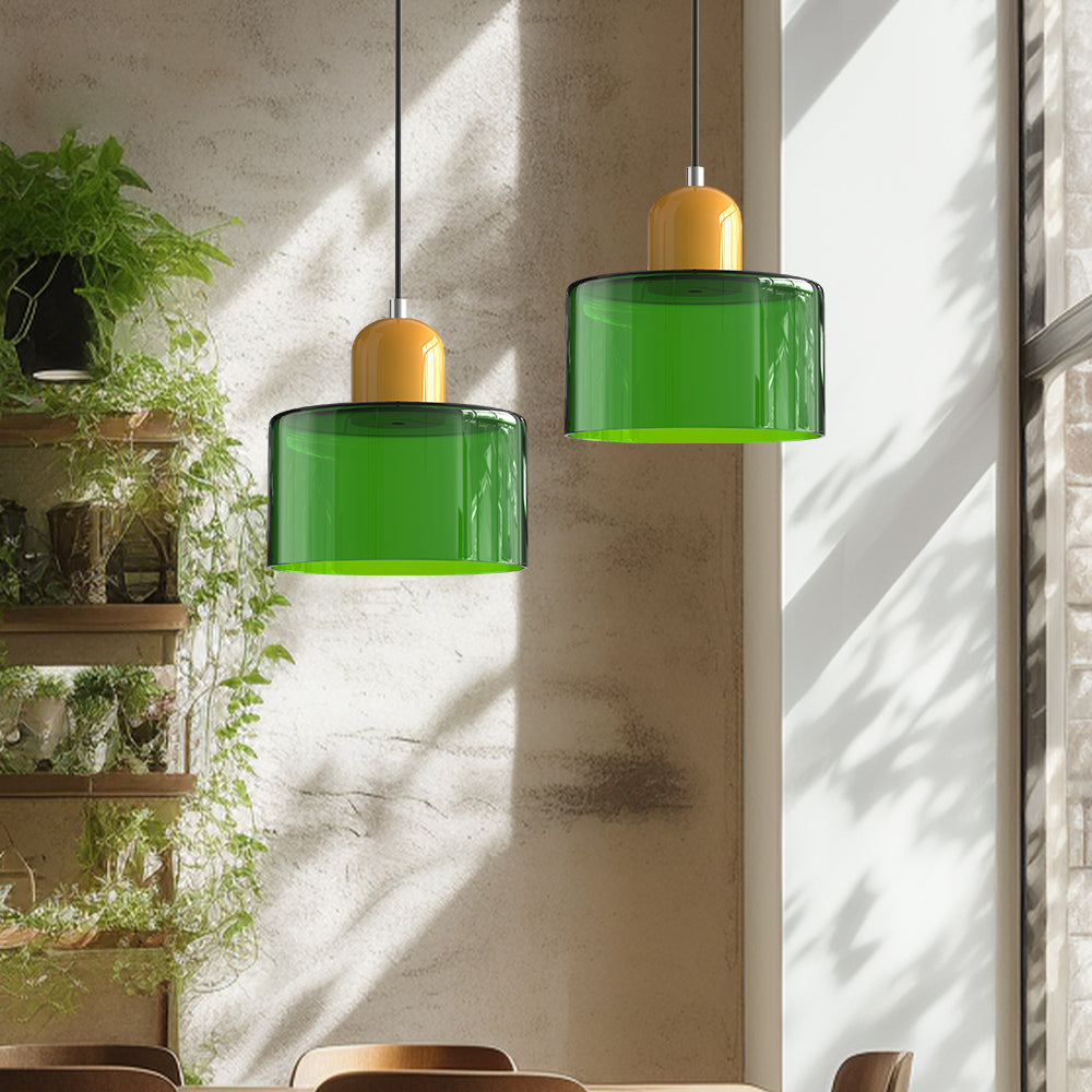Kreativ Bauhaus Glas Hängande Lampa Carvallo