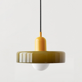 Bauhaus Inspired Colorful Glass Pendant Lamp Carvallo