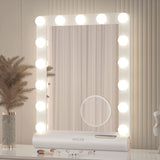 RoyaleGlow LED Makeup Mirror Lights – Dimbar & Justerbar 3-Färgers Sminkbelysning Carvallo