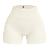 Ribbade Träningsshorts-Hemnix-Beige-S-Hemnix