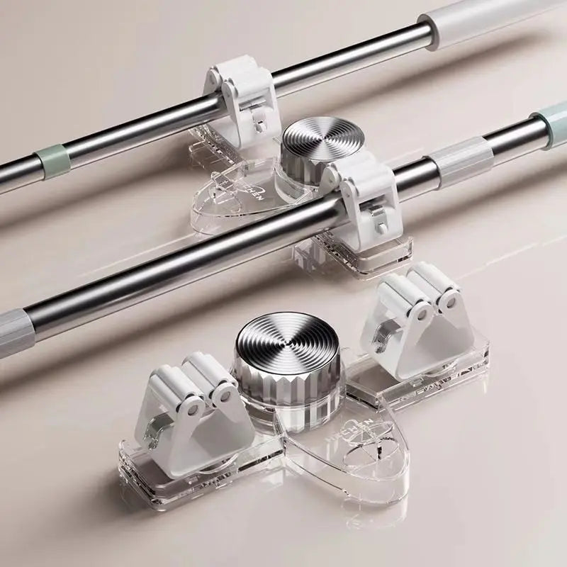 Sugväggorganisatör – Borrfri kvast- och mopphållare för enkel förvaring MILA Sverige