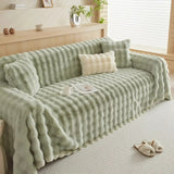 Vinter Fluffy Plush Sofföverdrag Carvallo