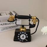 Vintage Telefon Ornament Retro Väggdekoration Carvallo