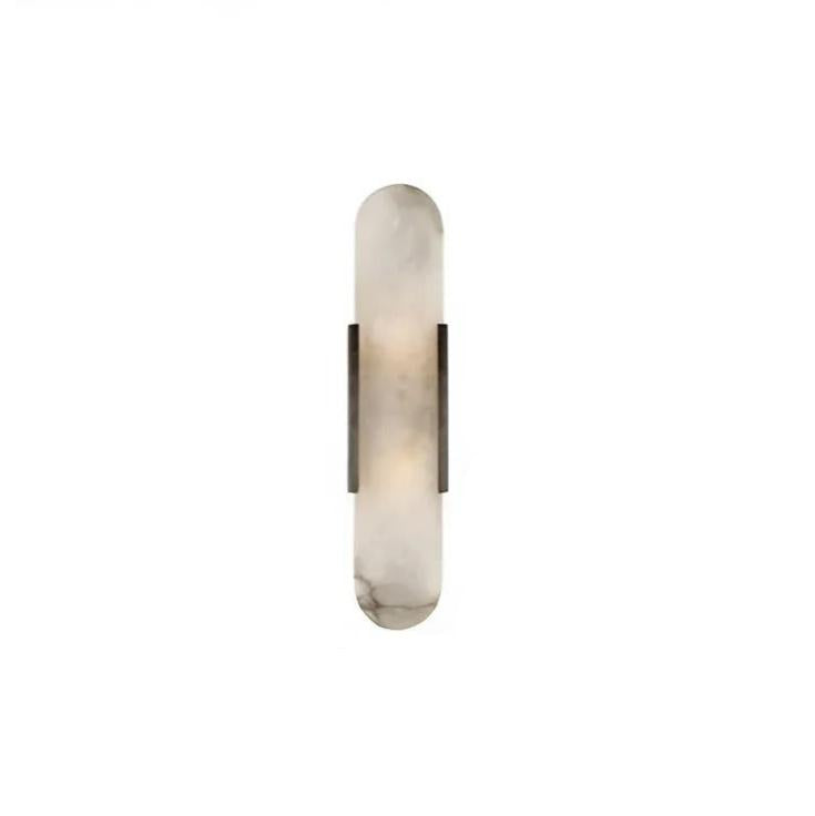 Modern Marmor Vägglampa | Äkta Sten Sconce | Dimmbar LED | Guld eller Svart Carvallo